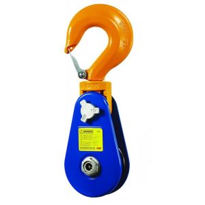 Yoke 8-542 Forged Snatch Block with Hook 12 Ton (6" Sheave, 19mm-22mm Wire Rope)