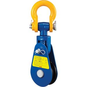 Yoke 8-551 Super Snatch Block with Shackle 20 Ton (10" Sheave, 1" - 1-5/32" Wire Rope)