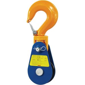 Yoke 8-552 Super Snatch Block with Hook 20 Ton (8" Sheave, 1" - 1-5/32" Wire Rope)