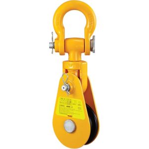 Yoke 8-561 Alloy Snatch Block with Shackle 12 Ton (8" Sheave, 3/4" - 7/8" Wire Rope)