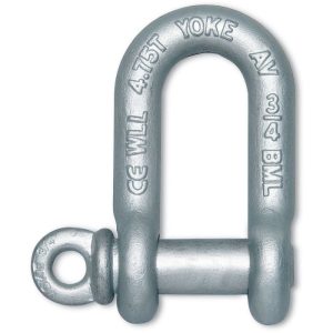 Yoke 8-834 Screw Pin Chain Shackle 5/16" Forged - Plain
