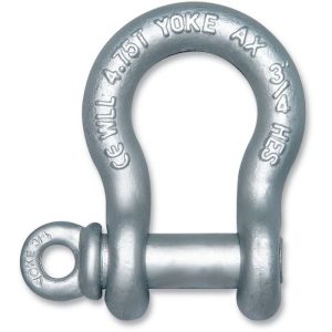 Yoke 8-837 Screw Pin Anchor Shackle 1/2" Forged - Plain