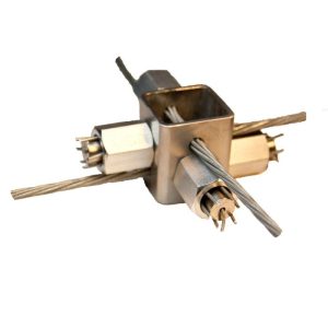 WIRE STOP HUB 4-WAY