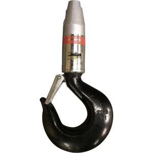 Miller Lifting Products H-515 Angular Contact Ball Bearing Swivel, Socket to Hook (WLL 25 ton)