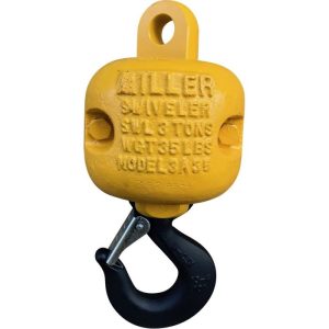 Miller Lifting Products 3A35 Top Swiveling Overhaul Ball, Eye to Hook (WLL 3 ton