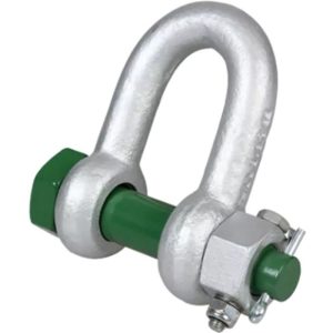 Green Pin G-4133 Fixed Nut Dee Shackle 7/8" - Hot Dip Galvanized