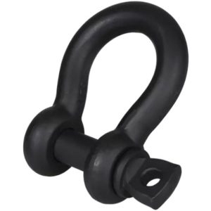 Green Pin G-4161T Screw Pin Theatre Shackle 3/4" - Black