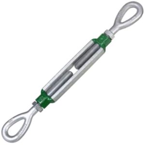Green Pin G-6311 Turnbuckle Eye & Eye 1/2" x 6" - Hot Dip Galvanized