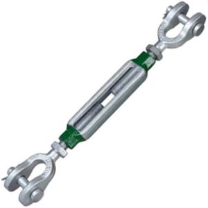 Green Pin G-6313 Turnbuckle Jaw & Jaw 1-3/4" x 24" - Hot Dip Galvanized
