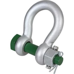 Green Pin G-4143 Fixed Nut Bow Shackle 1-3/8" - Hot Dip Galvanized