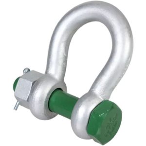 Green Pin G-4163 Bolt Type Bow Shackle 1/4" - Hot Dip Galvanized