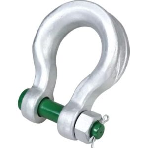 Green Pin P-6033 Alloy Bolt Type Sling Shackle 2-3/8" - Hot Dip Galvanized