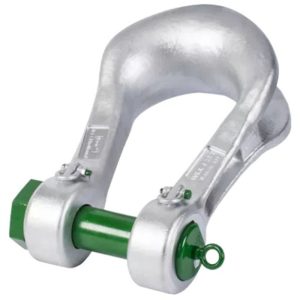 Green Pin P-6043 Alloy Bolt Type Power Sling Shackle 125 Ton - Painted