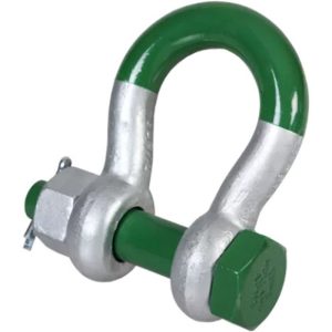 Green Pin G-5263 Alloy Bolt Type Super Bow Shackle 1-1/2" - Hot Dip Galvanized