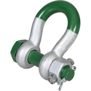 Green Pin G-5243 Alloy Fixed Nut Super Bow Shackle 5/8" - Hot Dip Galvanized