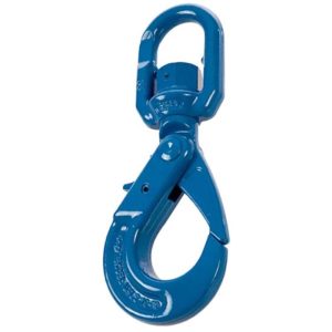 Green Pin UXLE Grade 100 Swivel Self-Locking Hook 5/16" (WLL 5720 lbs)