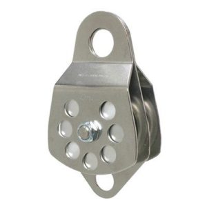 CMI 3" Heavy Duty Double Rope Pulley Stainless Steel AS Bush