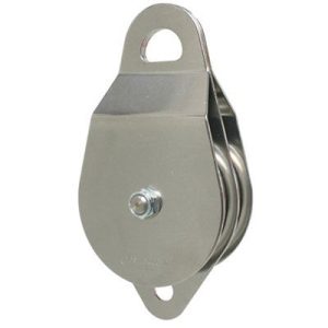 CMI 4" Heavy Duty Rope 2 W/B Pulley Stainless Steel AS Bush