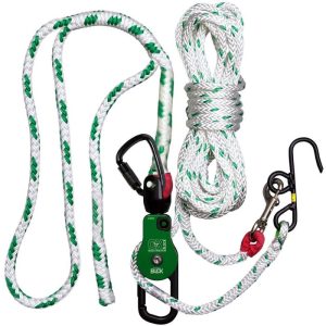 Buckingham OX BLOCK Clevis Top Handline Assembly 80' (Buck Pin & Carabiner)