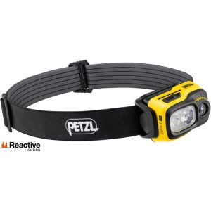 Petzl SWIFT® RL Black/Yellow Headlamp (1100 Max Lumens)