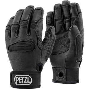 Petzl CORDEX PLUS Belay/Rappel Gloves - Small (Black)
