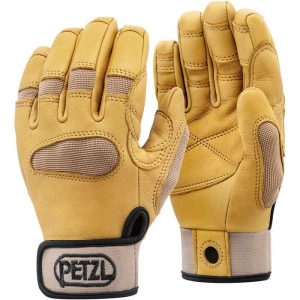 Petzl CORDEX PLUS Belay/Rappel Gloves - X-Small (Tan)