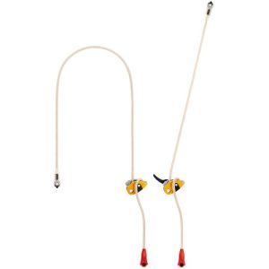 Petzl GRILLON PLUS Adjustable Positioning Lanyard 3m (9.8 ft) - Beige/Yellow