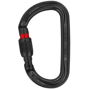 Petzl® Am'D Aluminum Carabiner - Screw Locking - Black (NFPA)