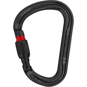 Petzl® William Aluminum Carabiner - Screw Locking - Black (NFPA)