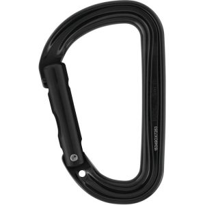 Petzl Sm'D Aluminum Carabiner - Non-Locking Gate - Black