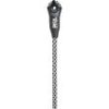 Petzl Ray Safety Rope with Sewn Eye 11mm x 50' - White/Black