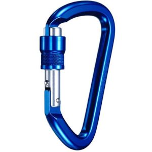 SMC Kinetic Aluminum Carabiner - Screw Locking - Blue (NFPA)