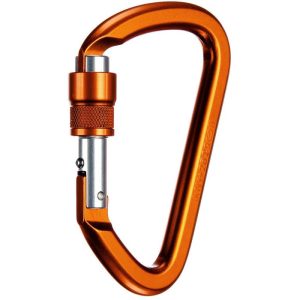 SMC Kinetic Aluminum Carabiner - Screw Locking - Orange (NFPA)