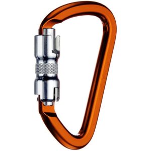 SMC Kinetic Aluminum Carabiner - 2-Stage Locking - Orange (NFPA)