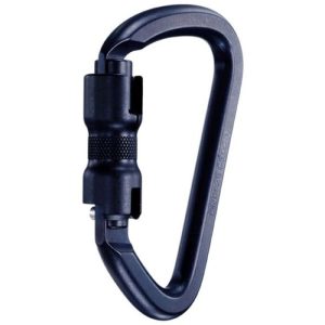 SMC Kinetic Aluminum Carabiner - 2-Stage Locking - Black (NFPA)