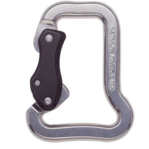 Austrialpin Powerfly Stainless Steel Carabiner - Slide Autolock - Bright