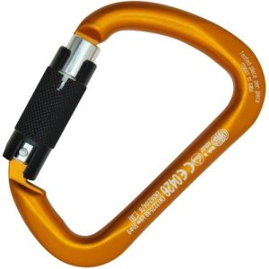 Kong X-Large ALU Auto Block Carabiner - 3-Stage Locking - Orange/Black