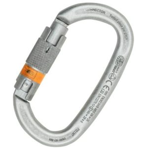 Kong I-Ovalone Aluminum Auto Block Carabiner With NFC Chip - 3-Stage Locking - Eco Finish