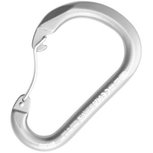 Kong Paddle Wire Bent Gate Aluminum Carabiner - Non-Locking - Bright