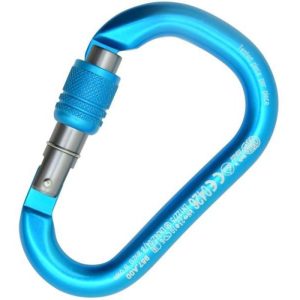 Kong HMS Napik Aluminum Carabiner - Screw Locking - Black