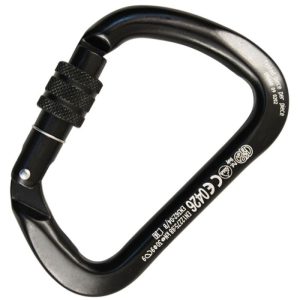 Kong X-Large ALU Screw Sleeve Carabiner - Screw Locking - Black