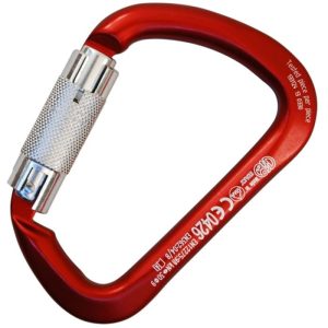Kong X-Large ALU Auto Block Carabiner - 3-Stage Locking - Red