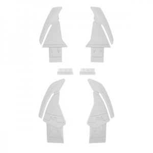 KASK Zenith X Lamp Clips/Slot Cap, 4pc - White
