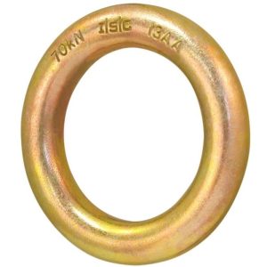 ISC RIN0013 Large Steel Ring 45mm x 70mm - Gold