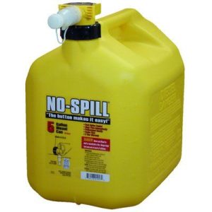 No-Spill 5 Gallon Yellow Gas Can