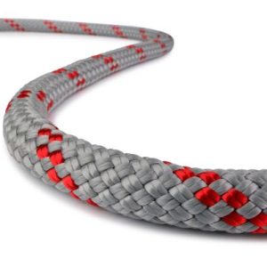 Teufelburger KM G Static Climbing Rope 11mm x 1800' - Gray/Red