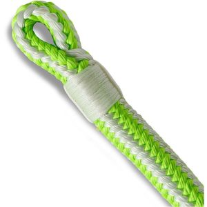 Teufelburger Braided Safety Blue® Ultra Vee Climbing Rope with (1) Sewn Eye 1/2" x 150'