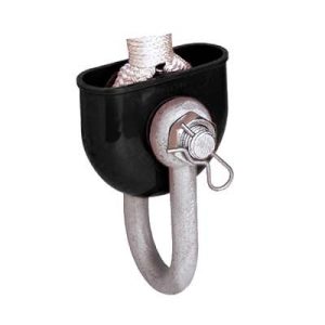 Samson Size -5 Black Nylite Assembly with HP Aluminum Spool (1-1/8" to 1-5/16" Rope) (14.00 tons WLL)