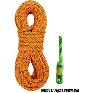 Sterling Scion Climbing Rope with (1) Tight Sewn Eye 12.5mm x 120' - Orange