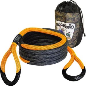 Bubba Rope Sidewinder Xtreme Recovery Rope 5/8" x 20' - Black/Orange